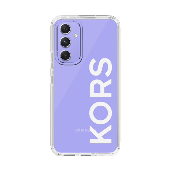 スリムプロテクションケース［ MICHAEL KORS - Logo - White ］