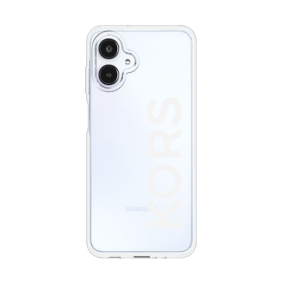 スリムプロテクションケース［ MICHAEL KORS - Logo - White ］