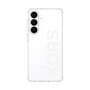 スリムプロテクションケース［ MICHAEL KORS - Logo - White ］