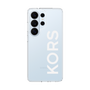 スリムプロテクションケース［ MICHAEL KORS - Logo - White ］