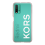 スリムプロテクションケース［ MICHAEL KORS - Logo - White ］
