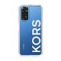 スリムプロテクションケース［ MICHAEL KORS - Logo - White ］