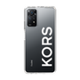 スリムプロテクションケース［ MICHAEL KORS - Logo - White ］
