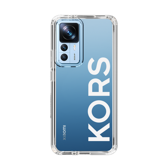 スリムプロテクションケース［ MICHAEL KORS - Logo - White ］