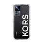 スリムプロテクションケース［ MICHAEL KORS - Logo - White ］