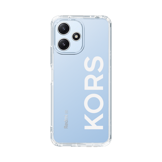 スリムプロテクションケース［ MICHAEL KORS - Logo - White ］