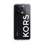 スリムプロテクションケース［ MICHAEL KORS - Logo - White ］