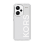 スリムプロテクションケース［ MICHAEL KORS - Logo - White ］