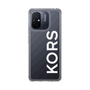 スリムプロテクションケース［ MICHAEL KORS - Logo - White ］