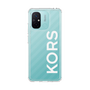 スリムプロテクションケース［ MICHAEL KORS - Logo - White ］