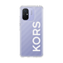 スリムプロテクションケース［ MICHAEL KORS - Logo - White ］