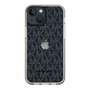 スリムプロテクションケース［ MICHAEL KORS - Signiture - Clear Black ］
