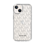 スリムプロテクションケース［ MICHAEL KORS - Signiture - Clear Black ］
