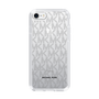 スリムプロテクションケース［ MICHAEL KORS - Signiture - Clear Black ］