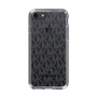 スリムプロテクションケース［ MICHAEL KORS - Signiture - Clear Black ］