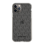 スリムプロテクションケース［ MICHAEL KORS - Signiture - Clear Black ］