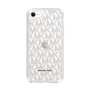 スリムプロテクションケース［ MICHAEL KORS - Signiture - Clear Black ］