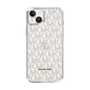 スリムプロテクションケース［ MICHAEL KORS - Signiture - Clear Black ］