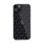 スリムプロテクションケース［ MICHAEL KORS - Signiture - Clear Black ］