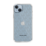 スリムプロテクションケース［ MICHAEL KORS - Signiture - Clear Black ］