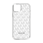 スリムプロテクションケース［ MICHAEL KORS - Signiture - Clear Black ］