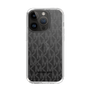 スリムプロテクションケース［ MICHAEL KORS - Signiture - Clear Black ］