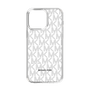 スリムプロテクションケース［ MICHAEL KORS - Signiture - Clear Black ］