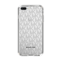 スリムプロテクションケース［ MICHAEL KORS - Signiture - Clear Black ］