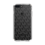 スリムプロテクションケース［ MICHAEL KORS - Signiture - Clear Black ］