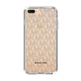 スリムプロテクションケース［ MICHAEL KORS - Signiture - Clear Black ］