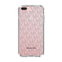 スリムプロテクションケース［ MICHAEL KORS - Signiture - Clear Black ］