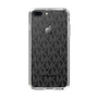 スリムプロテクションケース［ MICHAEL KORS - Signiture - Clear Black ］