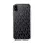 スリムプロテクションケース［ MICHAEL KORS - Signiture - Clear Black ］