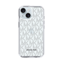 スリムプロテクションケース［ MICHAEL KORS - Signiture - Clear Black ］