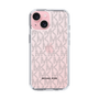 スリムプロテクションケース［ MICHAEL KORS - Signiture - Clear Black ］