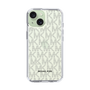スリムプロテクションケース［ MICHAEL KORS - Signiture - Clear Black ］