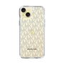 スリムプロテクションケース［ MICHAEL KORS - Signiture - Clear Black ］