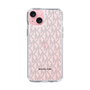 スリムプロテクションケース［ MICHAEL KORS - Signiture - Clear Black ］