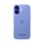 スリムプロテクションケース［ MICHAEL KORS - Signiture - Clear Black ］