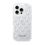 スリムプロテクションケース［ MICHAEL KORS - Signiture - Clear Black ］