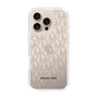 スリムプロテクションケース［ MICHAEL KORS - Signiture - Clear Black ］