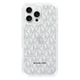 スリムプロテクションケース［ MICHAEL KORS - Signiture - Clear Black ］