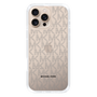 スリムプロテクションケース［ MICHAEL KORS - Signiture - Clear Black ］