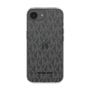 スリムプロテクションケース［ MICHAEL KORS - Signiture - Clear Black ］