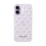 スリムプロテクションケース［ MICHAEL KORS - Signiture - Clear Black ］
