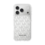 スリムプロテクションケース［ MICHAEL KORS - Signiture - Clear Black ］