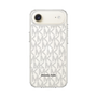 スリムプロテクションケース［ MICHAEL KORS - Signiture - Clear Black ］