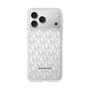 スリムプロテクションケース［ MICHAEL KORS - Signiture - Clear Black ］