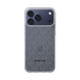 スリムプロテクションケース［ MICHAEL KORS - Signiture - Clear Black ］