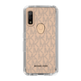 スリムプロテクションケース［ MICHAEL KORS - Signiture - Clear Black ］